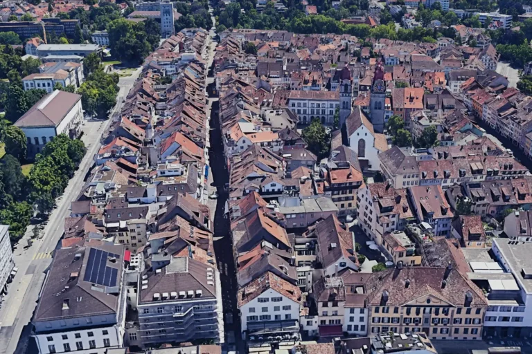 360° Weihnachtsbeleuchtung Marktgasse Winterthur